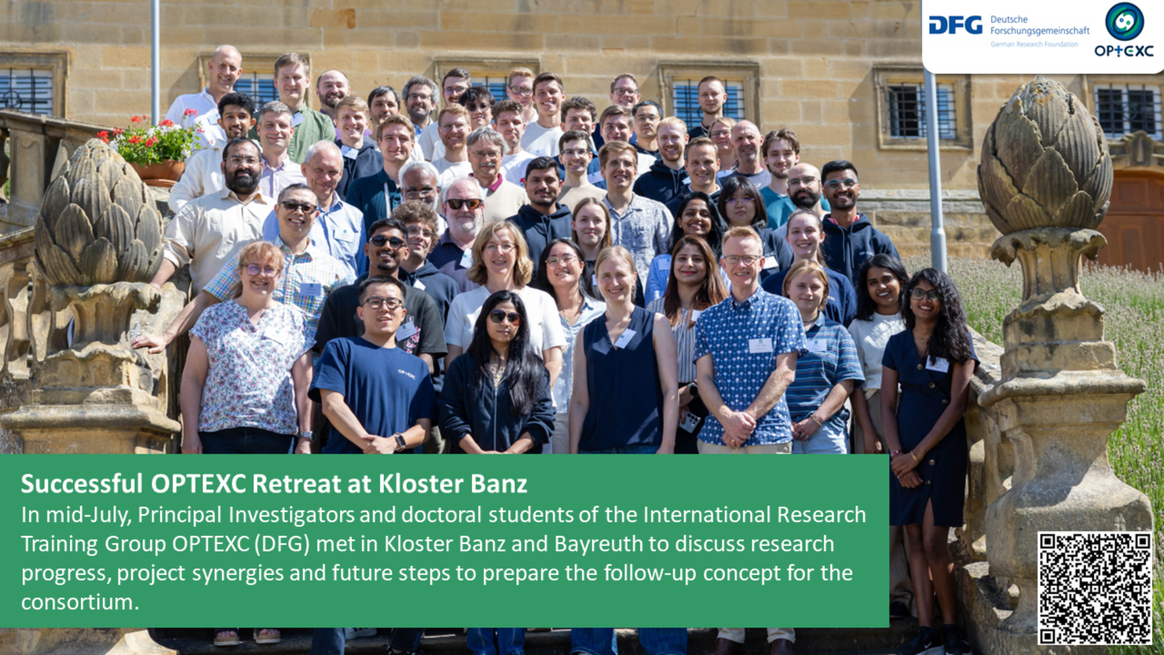 OPTEXC Retreat at Kloster Banz, July 2026